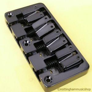 BLACK HEAVY BASS GUITAR BRIDGE